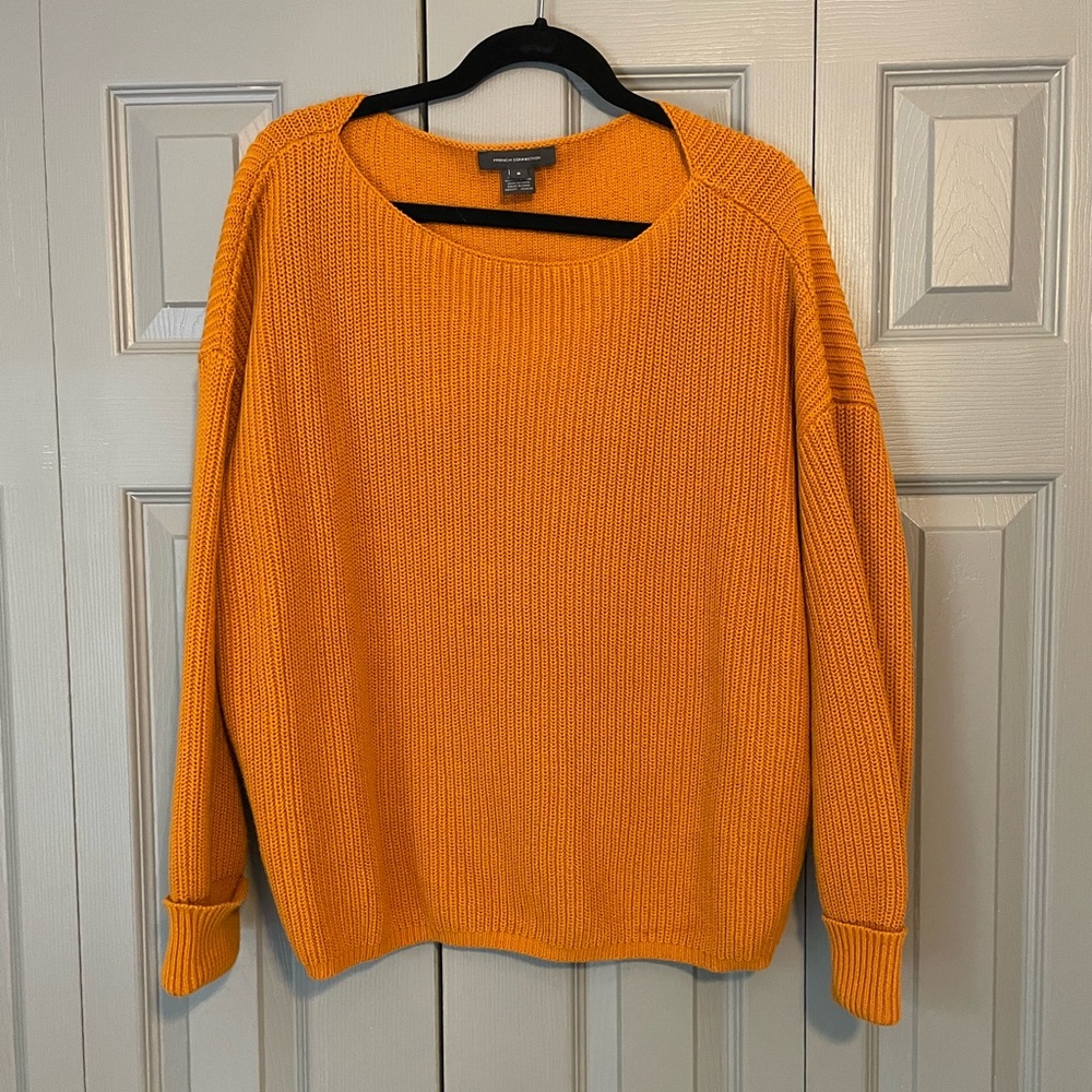 French Connection Oversized Cropped Sweater
